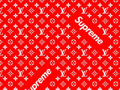 supreme con lv|Lv supreme background.